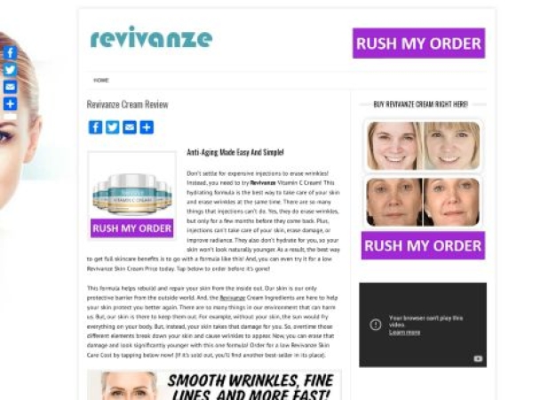 revivanzecream.com