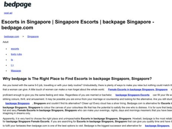 singapore.bedpage.com